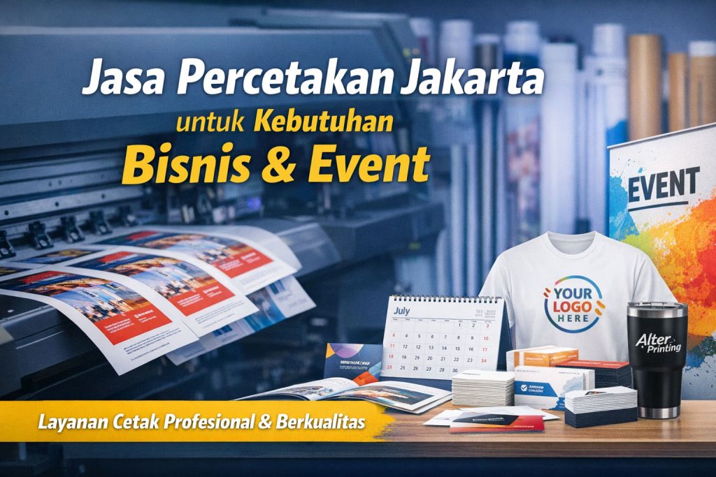 Jasa Percetakan Jakarta untuk Kebutuhan Bisnis & Event