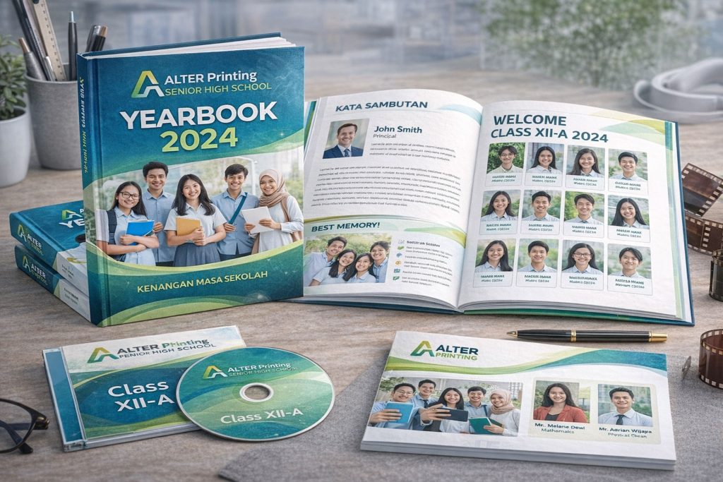 Buku Tahunan Sekolah Custom – Kenangan Eksklusif Berkualitas