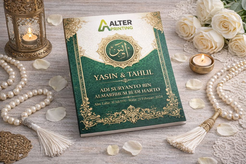 Buku Yasin Custom – Desain Elegan untuk Acara Khusus