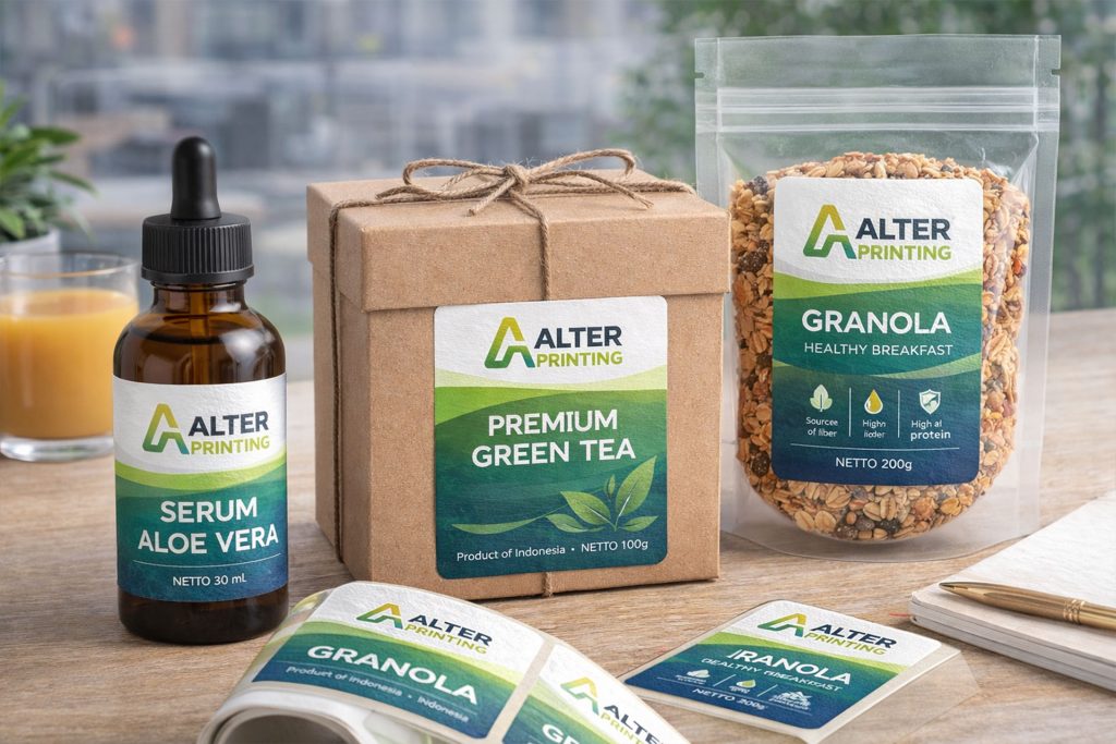 Cetak Label Produk Custom – Tingkatkan Daya Tarik Kemasan