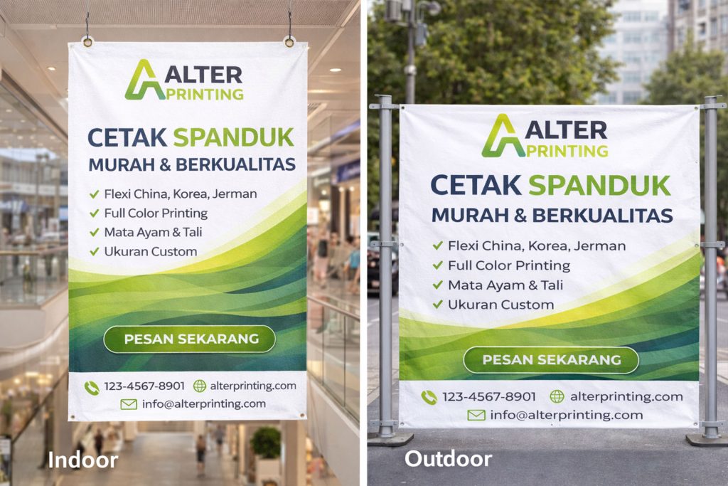 Cetak Spanduk Murah & Berkualitas untuk Promosi