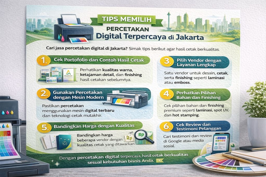 Tips Memilih Percetakan Digital Terpercaya di Jakarta