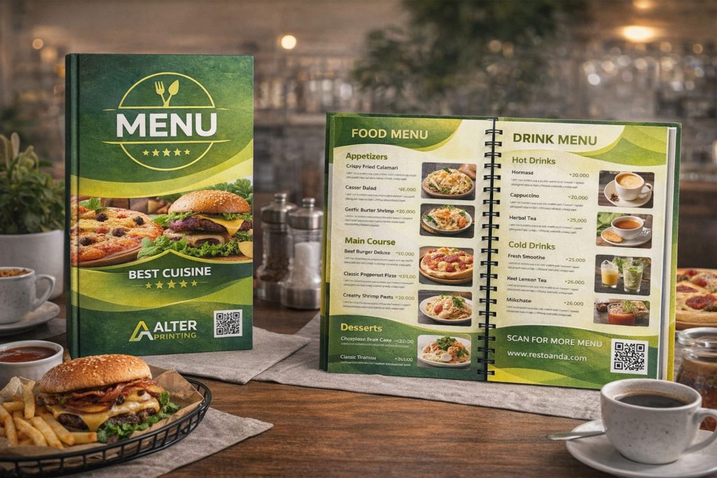 Cetak Buku Menu Restoran – Tampil Lebih Menarik & Tahan Lama