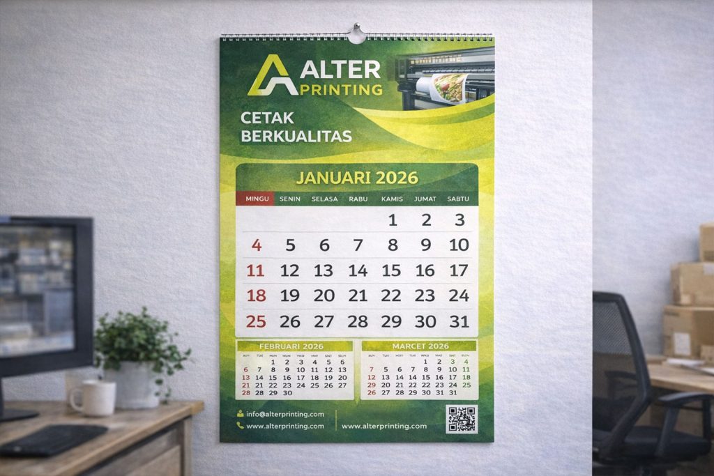 Cetak Kalender Dinding Jumbo – Media Promosi Ukuran Besar