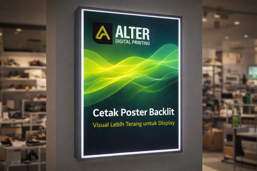 Cetak Poster Backlit – Visual Lebih Terang untuk Display