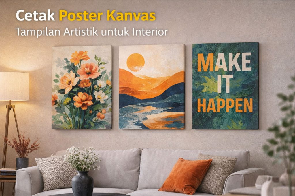 Cetak Poster Kanvas – Tampilan Artistik untuk Interior